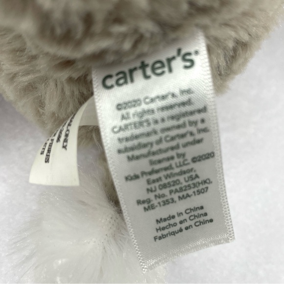 Carters Gray Donkey & Golden Retriever Lab Puppy Lot of 2 - Picture 8 of 8